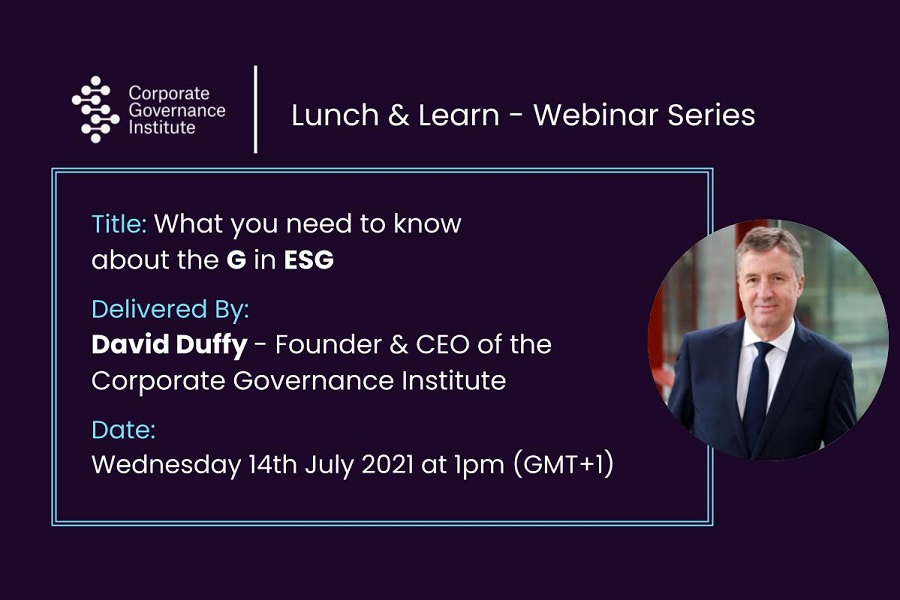 What you need to know about the G in ESG.